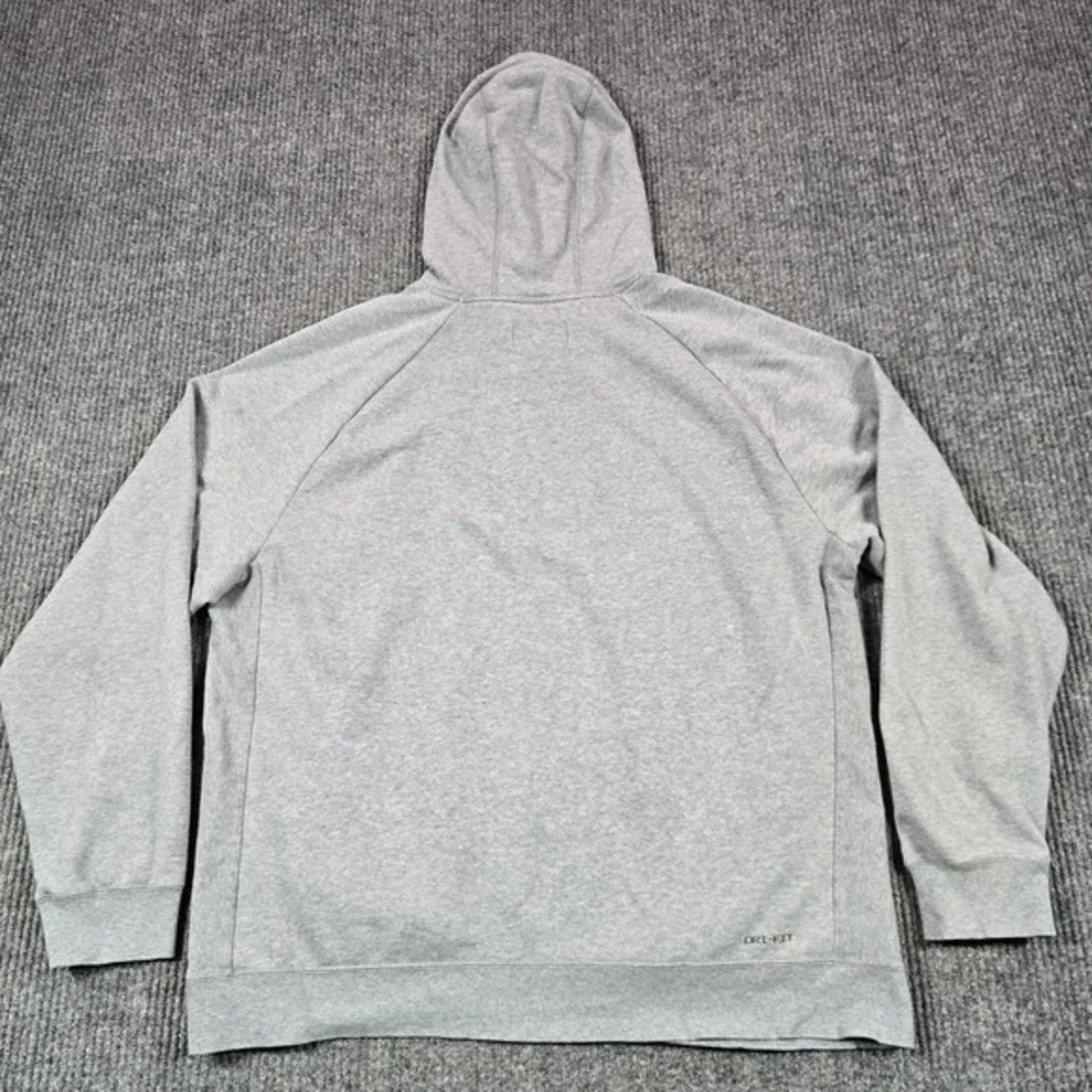 Jordan Hoodie Mens XL Gray Dri-FIT Fleece Pullover‎ Crossover Fleece dq7327-091